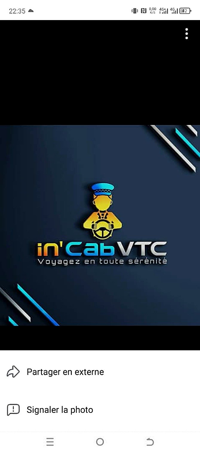 Logo Incab VTC vertical